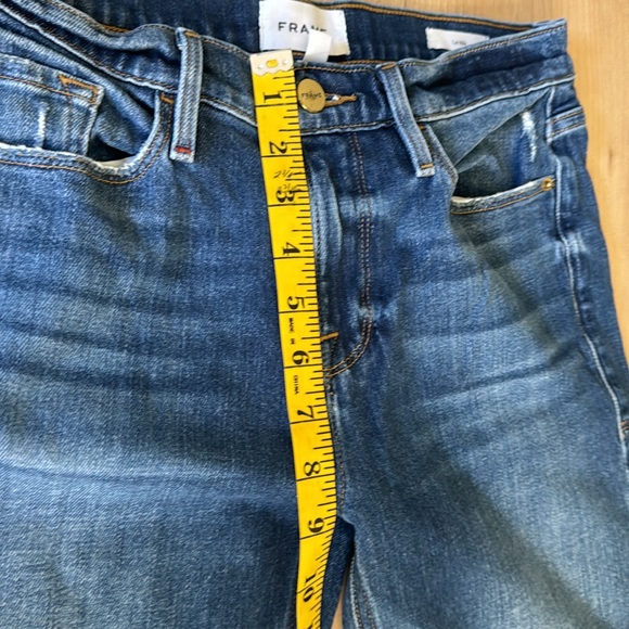 Frame “Le Nik” distressed jeans 27 - Picture 9 of 10